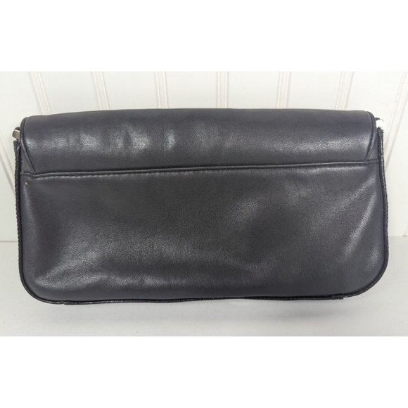 Vintage Mondani‎ New York Chic Shoulder Bag Black Medium Size Simulated Leather - Picture 5 of 7